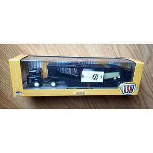 2014 M2 Machines AUTO HAULERS Black 1960 FORD C-600 & 1960 VW MICROBUS DELUXE